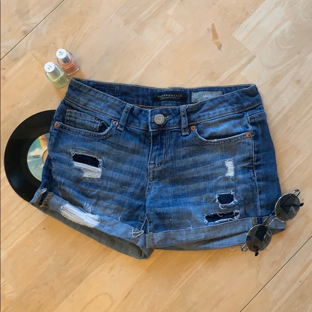 aeropostale denim shorts